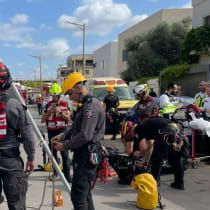  Lugar del incidente en Mazkeret Batya, en el centro de Israel. 16 de septiembre de 2024.