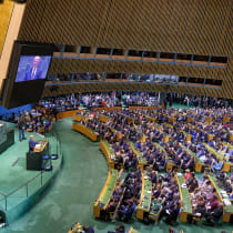 The UN General Assembly, September 24, 2024.