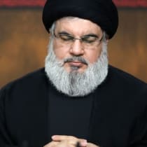  El ex líder de Hezbolá Sayyed Hassan Nasrallah.