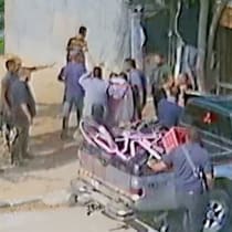  Cámaras de seguridad en la zona de Jan Yunis que muestran el secuestro de la familia Bibas. Publicado por las IDF el 19 de febrero de 2024