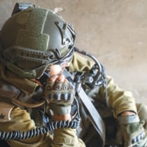  DURING FIGHTING, a soldier communicates with other members of his unit.