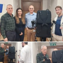  DR. AMIHAI LEVKOVIZ and colleagues at Haifa’s Bnai Zion Medical Center.