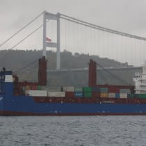  Russian cargo ship Ursa Major transits Istanbul's Bosphorus