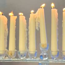 ISRAEL’S AMBASSADOR to the US, Michael Herzog, shared that the hanukkiah seen here, ceremoniously lit at the embassy in Washington last week, had been found under the rubble of a destroyed home in Kibbutz Be’eri, which was taken over by Hamas terrorists on the dark day of October 7. 