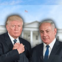  El presidente de EE.UU., Donald Trump, junto al primer ministro Benjamin Netanyahu (ilustrativo)