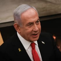  El presidente estadounidense Donald Trump se reúne con el primer ministro israelí Benjamin Netanyahu en la Casa Blanca en Washington D.C., el 4 de febrero de 2025. 