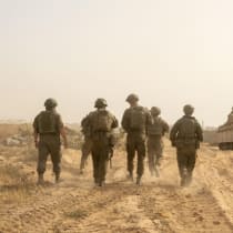  Tropas de las FDI operan en el norte de Gaza, 25 de mayo de 2025.