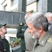  Mohsen Fakhrizadeh con Amir Hatami, November 2020.