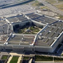 Esta fotografía, tomada el 26 de diciembre de 2011, muestra el edificio del Pentágono en Washington, D.C. 