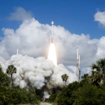 A UNITED Launch Alliance Atlas V rocket carrying two astronauts aboard Boeing's Starliner-1 Crew Flight Test (CFT), is launched on a mission to the International Space Station, in Cape Canaveral, Florida, US June 5, 2024.