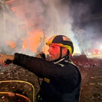 Escena en Tel Aviv, Operación León Rugiente, marzo de 2026