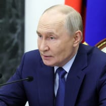 Russia's President Vladimir Putin chairs a meeting on economic issues in Moscow, Russia, May 15, 2026.