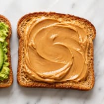 Avocado toast vs. peanut butter toast