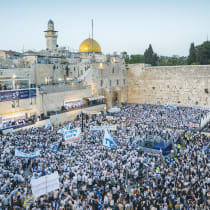 Jerusalem Day at the Western Wall.
