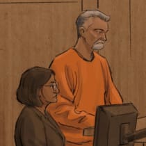 Vance Boelter appears in court during his sentencing hearing after he pleaded guilty to the 2025 killings of Democratic state Representative Melissa Hortman and her husband Mark, and the shootings of State Senator John Hoffman and his wife Yvette, in a courtroom sketch, July 23, 2026.