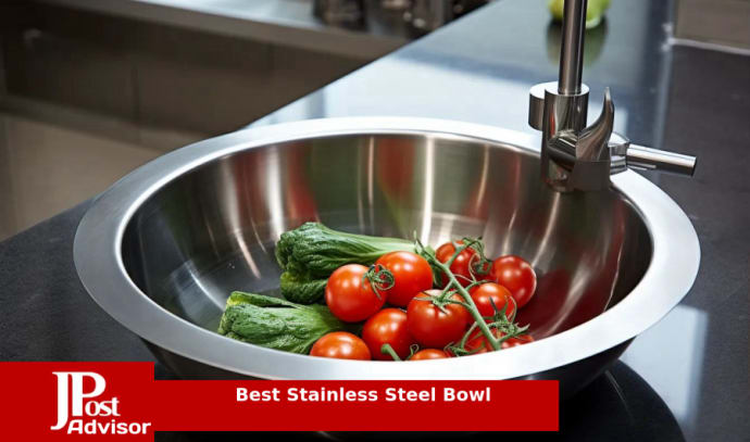 Stainless Steel Bowl, Large - Flower in 2023