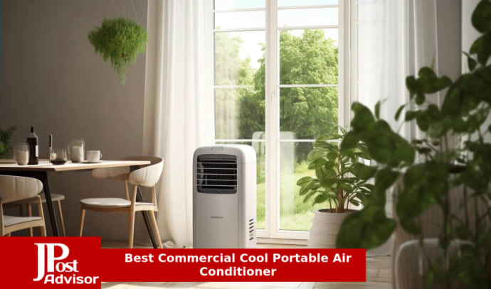Commercial Cool Portable Air Conditioner with Heat, 10,000 BTU, White