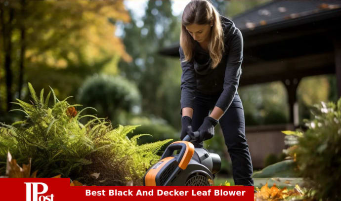 Black and decker leaf blower electric Like New - farm & garden
