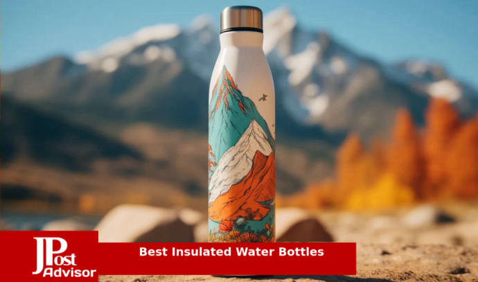JoyJolt 32 oz. Green Vacuum Insulated Stainless Steel Water Bottle