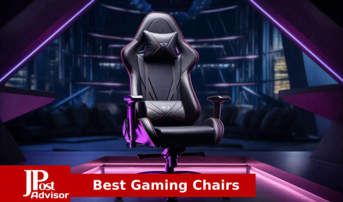 Blue Gaming Chair with Breathable Fabric, Pocket Spring Cushion