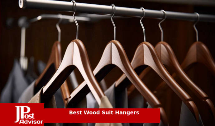 10 Best Wood Suit Hangers for 2023 - The Jerusalem Post