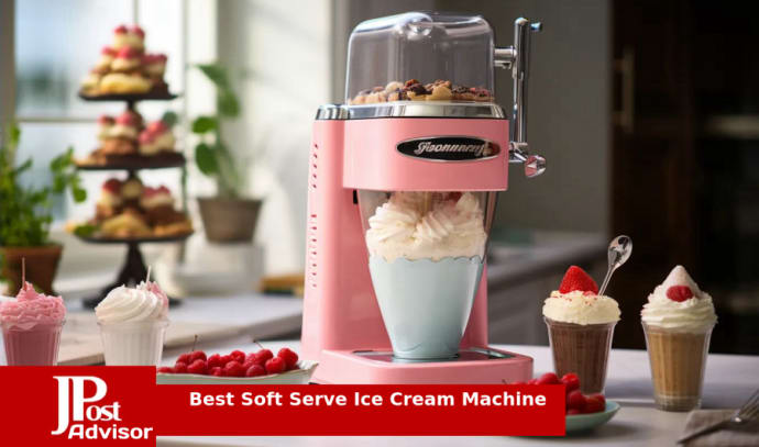 Frozen Ice Cream Maker, Soft Serve Frozen Yogurt Machine with Single Flavor