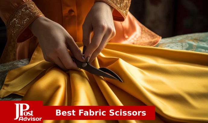 LIVINGO 6'' Professional Forged Fabric Scissors, Precision Tailor