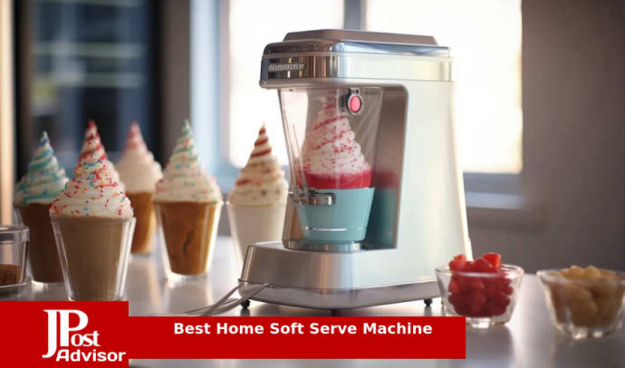 Nostalgia Electric Ice Cream Maker - Old Fashioned Soft Serve Ice Cream  Machine Makes Frozen Yogurt or Gelato in Minutes - Fun Kitchen Appliance 