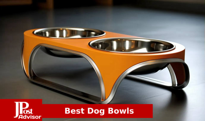 Gorilla Grip Stainless Steel Metal Dog Bowl Set of 2, Rubber Base, Heavy  Duty, Rust Resistant