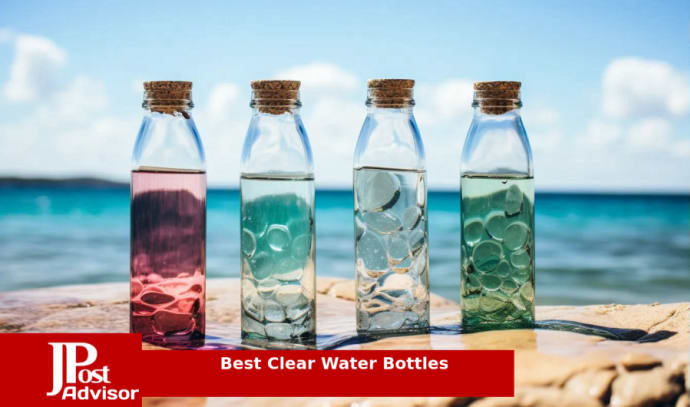 Hesroicy 600ml Water Bottle Good Seal Leakproof Large Capacity Transparent  with Strap Water Storage Food Grade Can Store Pills Water Drinking Bottle