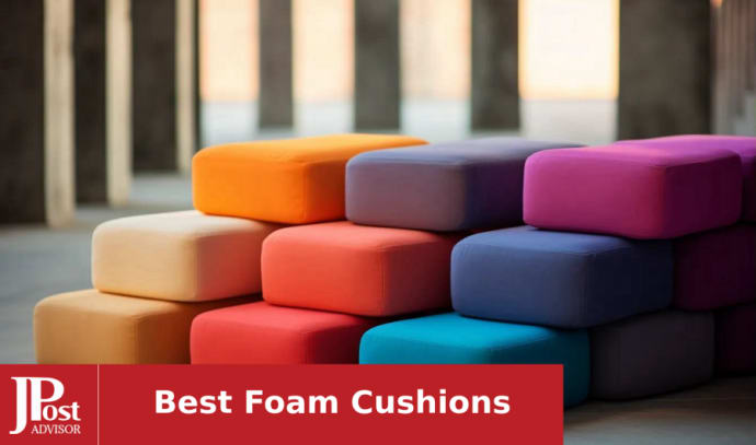FoamRush 6 x 24 x 24 Cool Gel Memory Foam Upholstery Square Cushion  Medium Firm (Chair Cushion, Square Foam Dining Chairs, Couch, Sofa,  Wheelchair