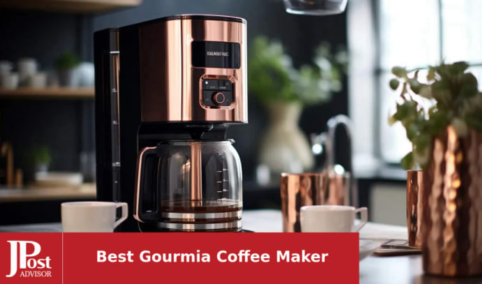 Coffee Machine, Gourmia 2-in-1 Single Serve Pod + 12-Cup Coffee