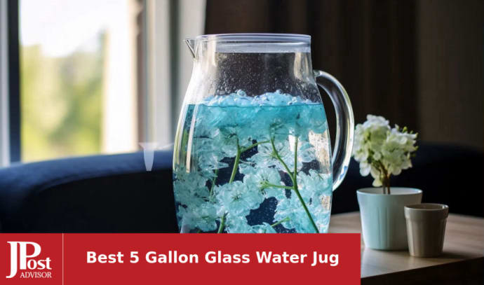 5 Gallon Hammered Glass Beverage Dispenser