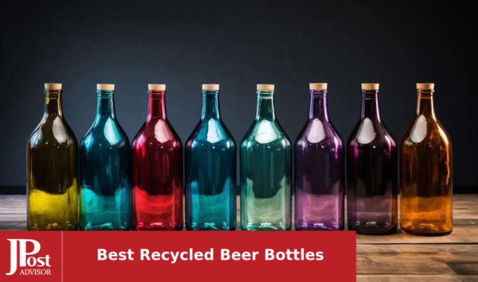 Estilo Swing Top Easy Cap Clear Glass Beer Bottles,16 oz, Set of 6 Glass  bottles