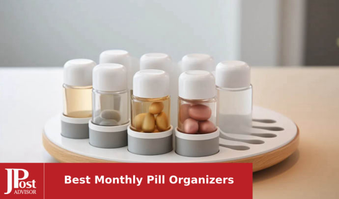 31 Day Clear Monthly Pill Organizer with Removable Daily Pods | Pill Thing