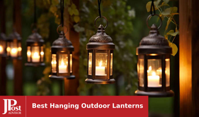 KOOPER Solar Lantern Outdoor Lights, Vintage Flickering Flame Solar  Lanterns Lights Outdoor Waterproof, Hanging Outdoor Solar Lanterns Lights,  Solar