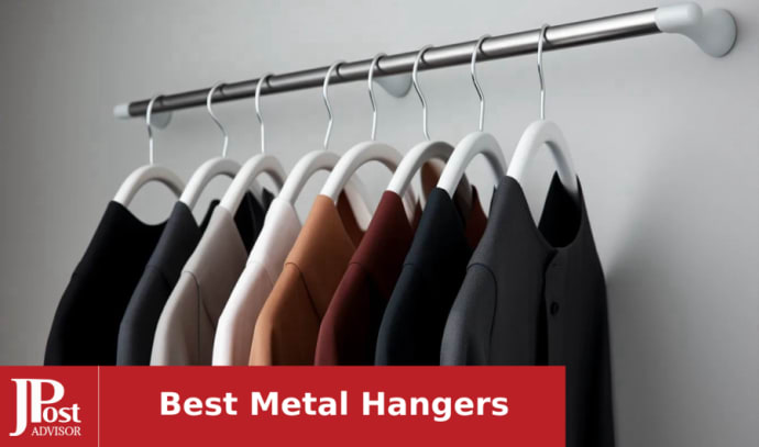 FSUTEG Coat Hangers, 40 Pack Wire Hangers Stainless Steel Metal Hangers Heavy Duty Hangers, Ultra Thin Clothes Hangers 16.5in