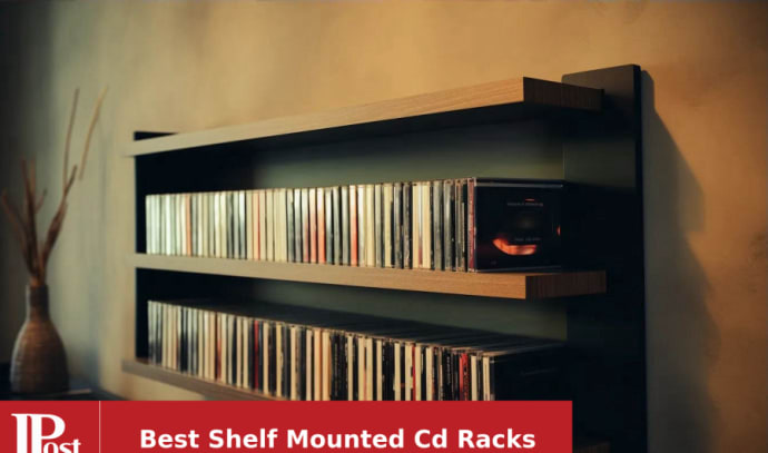 FILM CD DVD Storage Shelf for Wall, 34 Inch Cube Storage Media Shelf a –  youhavespace