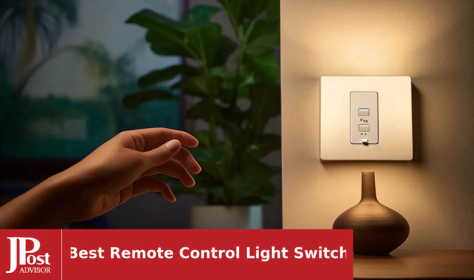 Suraielec Wireless Remote Light Switch, No Wiring, No WiFi, 100ft