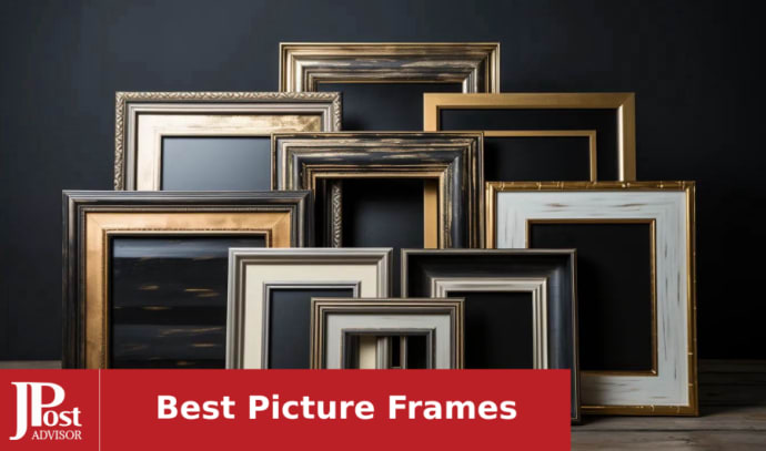 LUCKYLIFE Picture Frame Set 10-Pack, Gallery Wall Frame Collage with 8x10  5x7 4x6 Frames in Brown Finishes