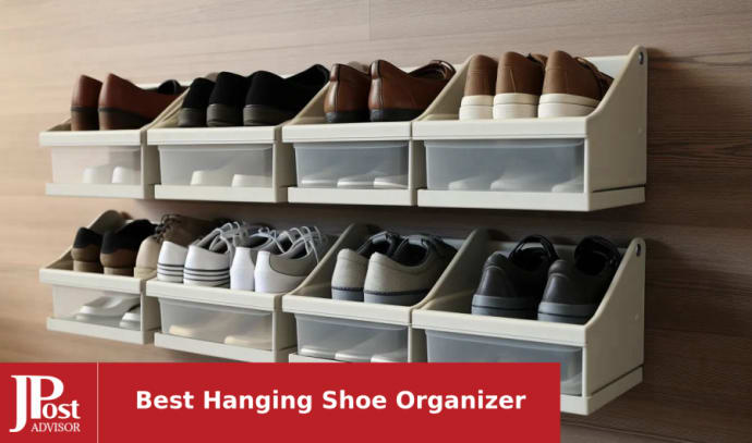 Over the Door Shoe Organizer Hanging Shoe Organizer Extra Larger Deep  Pockets Shoe Rack With 6 Hooks Shoe Organizer For Shoes