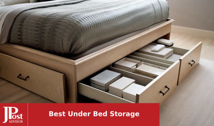 Uyokcnie Under Bed Storage Containers, Under Bed Shoe Storage With Wheels,  Bedroom Storage Organization with Handles, Under Bed Storage Bins Drawer