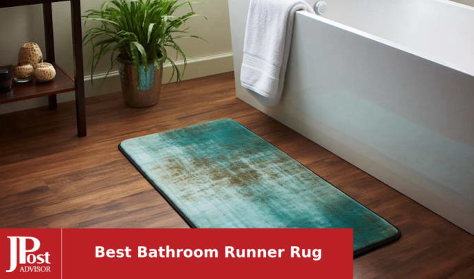  DEXDE Rugs Runner 24 x 60 Inch, Extra Long Non-Slip, Machine Washable  Bath Mats, Light Gray Soft Carpets for Bathroom Showe : Home & Kitchen
