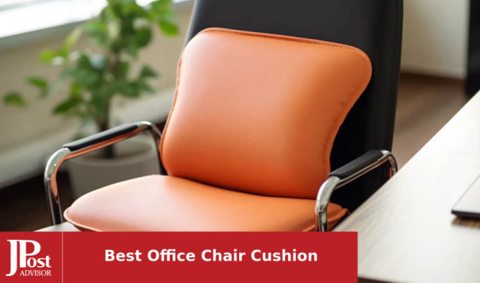 Fortem Chair Cushion, Seat Cushion for Office Chair, Car Seat Cushion, Coccyx Orthopedic Pillow, Desk Chair Memory Foam Sitting, Black
