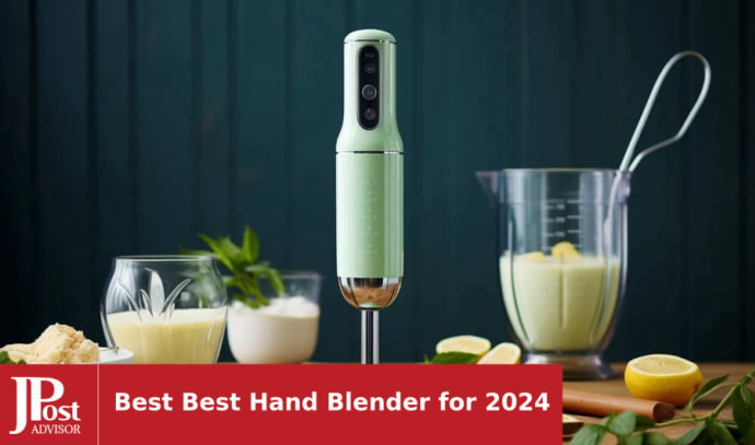 Mueller Ultra-Stick 500 Watt 9-Speed Immersion Multi-Purpose Hand Blender  Heavy Duty Copper Motor Brushed 304 Stainless Steel With Whisk, Milk  Frother Attachments