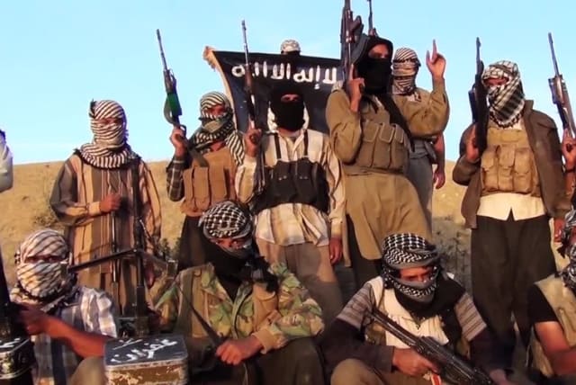 ISIS militants (photo credit: ARAB MEDIA)