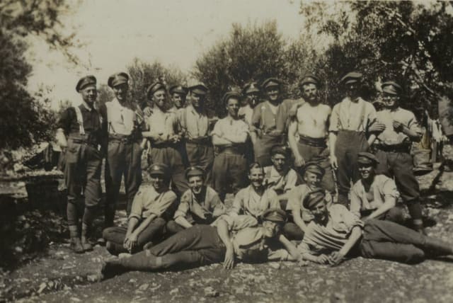 British soldiers pictured in the Middle East during World War I (photo credit: NATIONAL LIBRARY OF ISRAEL)