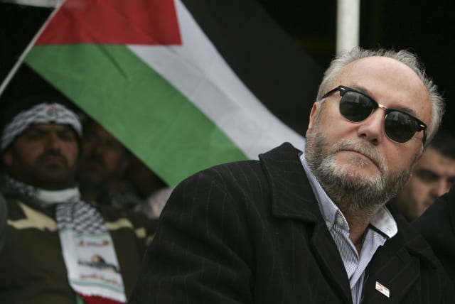 British MP George Galloway prepares to speak to the Islamic Action Front supporters in Amman (photo credit: MUHAMMAD HAMED/REUTERS)