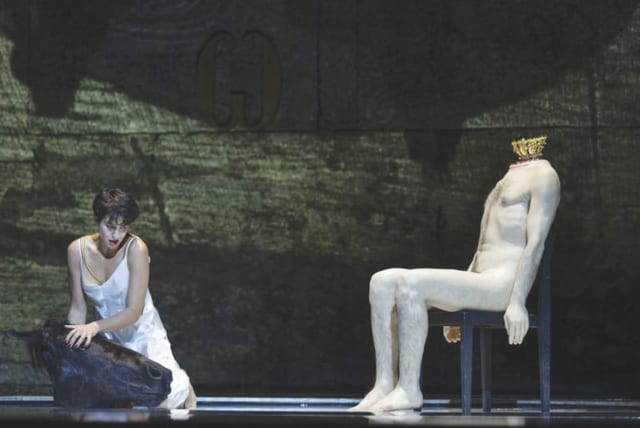 ASMIK GRIGORIAN as the title character in Strauss’s ‘Salome' (photo credit: SALZBURGER FESTSPIELE/RUTH WALZ)