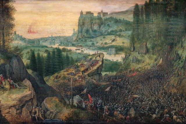 The Sucide of Saul by Pieter Brugel  (photo credit: KHM - MUSEUMSVERBAND)